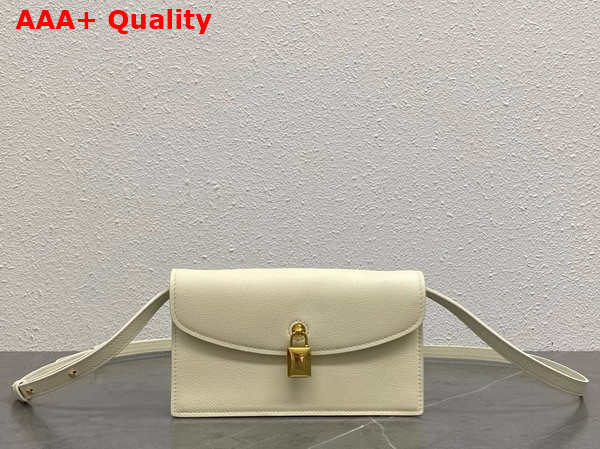 Loro Piana Extra Pochette in Whisper White Calfskin Replica