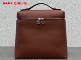Loro Piana Extra Pocket Backpack in Deep Kummel Calfskin Replica