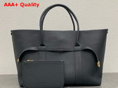 Loro Piana Large Ghiera Shopper Calfskin Blue Navy Sun Gold Replica