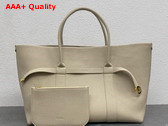 Loro Piana Large Ghiera Shopper Calfskin Light Travertine Sun Gold Replica