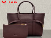 Loro Piana Small Ghiera Shopper Calfskin Azuki Beans Sun Gold Replica