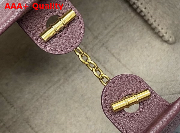 Loro Piana Small Ghiera Shopper Calfskin Azuki Beans Sun Gold Replica