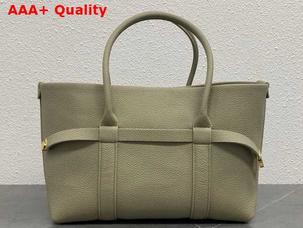 Loro Piana Small Ghiera Shopper Calfskin Dried Taragon Sun Gold Replica