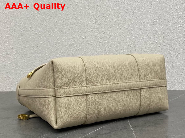 Loro Piana Small Ghiera Shopper Calfskin Light Travertine Sun Gold Replica