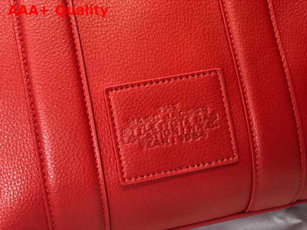 Marc Jacobs Leather Mini Tote Bag in True Red Replica