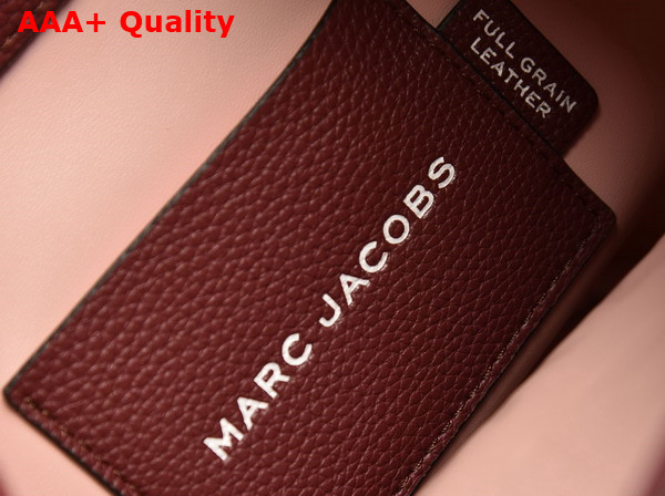 Marc Jacobs The Leather Bucket Bag in Chianti Full Grain Leather Replica