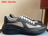 Prada Americas Cup Biker Fabric Sneakers in Royal Blue 3E6420 Replica
