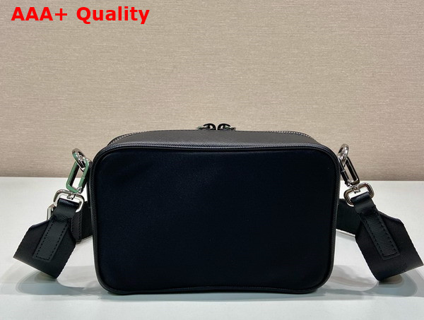 Prada Brique Re Nylon and Saffiano Leather Bag in Black 2VH070 Replica