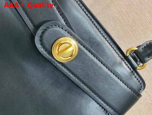 Prada Carey Medium Leather Tote Bag in Black 1BG567 Replica