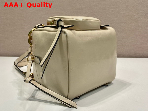 Prada Dangle Leather Top Handle Mini Bag in Powder Pink 1BB137 Replica