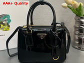 Prada Galleria Patent Leather Mini Bag in Black 1BA906 Replica