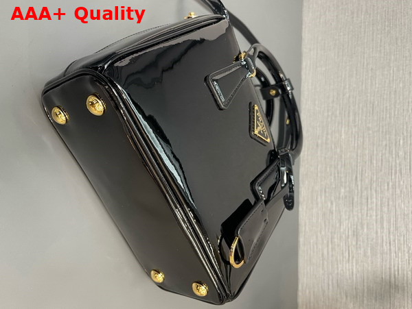 Prada Galleria Patent Leather Mini Bag in Black 1BA906 Replica