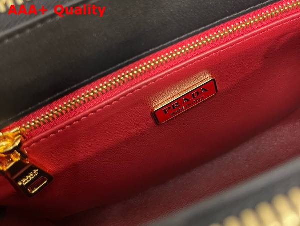 Prada Galleria Patent Leather Mini Bag in Black 1BA906 Replica