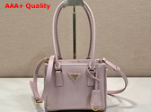 Prada Galleria Saffiano Leather Mini Bag Alabaster Pink 1BA906 Replica