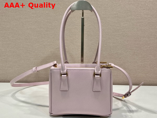 Prada Galleria Saffiano Leather Mini Bag Alabaster Pink 1BA906 Replica