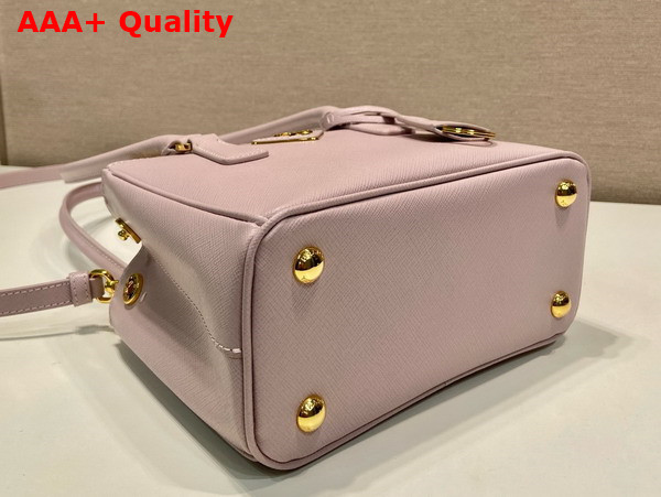 Prada Galleria Saffiano Leather Mini Bag Alabaster Pink 1BA906 Replica