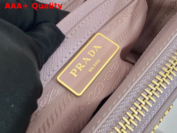 Prada Galleria Saffiano Leather Mini Bag Alabaster Pink 1BA906 Replica