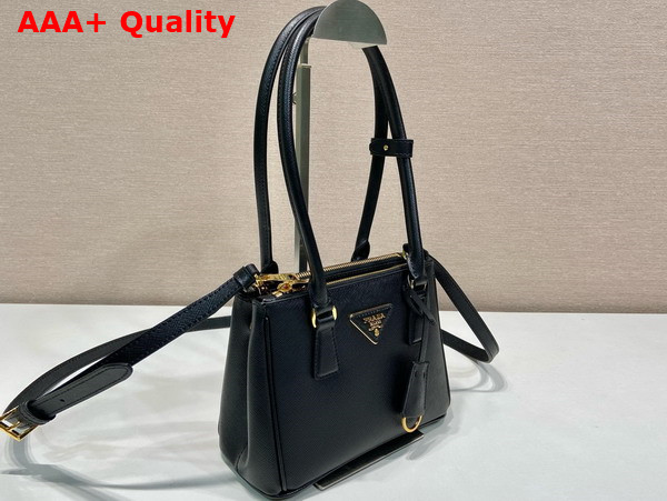 Prada Galleria Saffiano Leather Mini Bag Black 1BA906 Replica