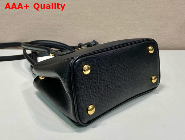 Prada Galleria Saffiano Leather Mini Bag Black 1BA906 Replica