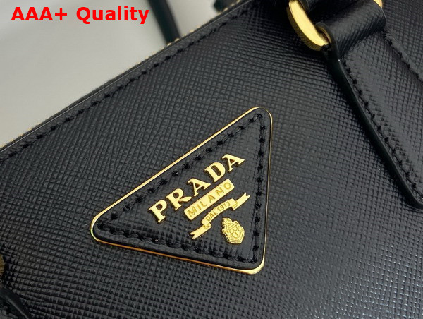 Prada Galleria Saffiano Leather Mini Bag Black 1BA906 Replica
