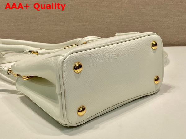 Prada Galleria Saffiano Leather Mini Bag White 1BA906 Replica
