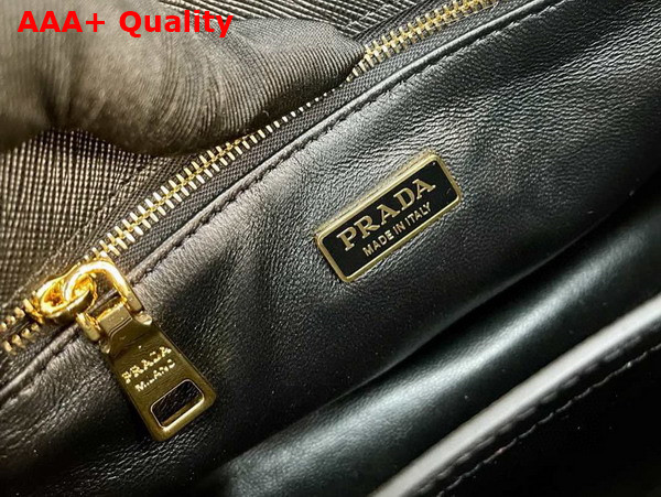 Prada Galleria Saffiano Leather Mini Bag in Black 1BA906 Replica