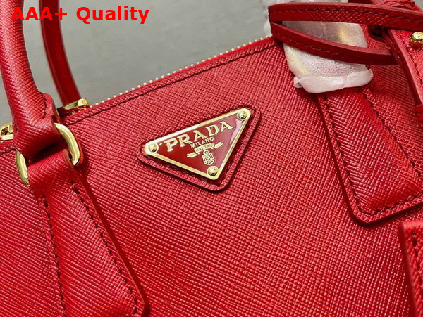 Prada Galleria Saffiano Leather Mini Bag in Red 1BA906 Replica