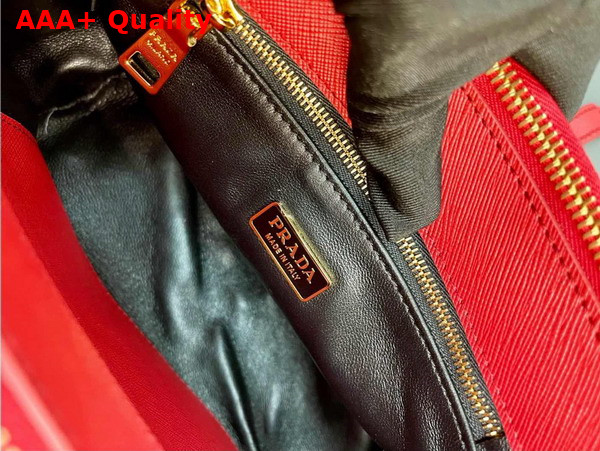 Prada Galleria Saffiano Leather Mini Bag in Red 1BA906 Replica