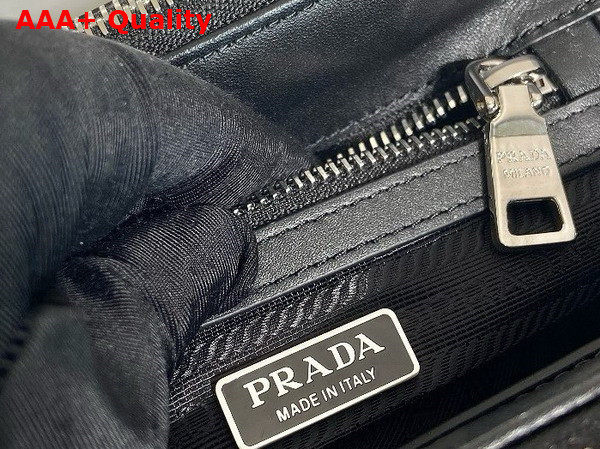 Prada Galleria Satin Mini Bag with Crystals Metal Color 1BA906 Replica