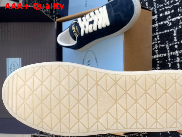Prada Lane Suede Sneakers in Blue 2EE394 Replica
