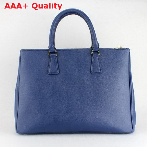 Prada Large Killer Bag Blue Saffiano Leather Replica