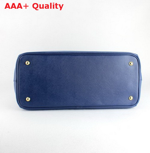 Prada Large Killer Bag Blue Saffiano Leather Replica