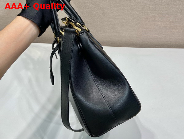 Prada Large Prada Galleria Leather Bag in Black 1BA274 Replica