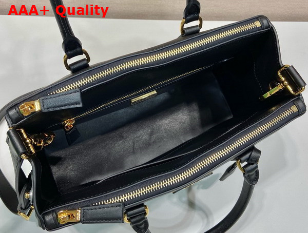 Prada Large Prada Galleria Leather Bag in Black 1BA274 Replica