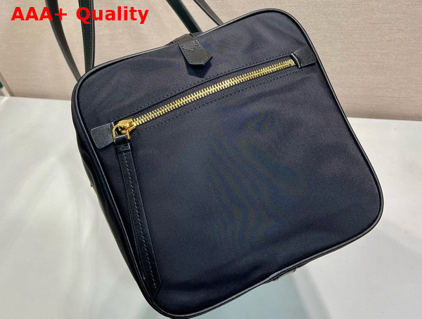 Prada Large Re Nylon Top Handle Bag with Lock in Black 1BB135 Replica