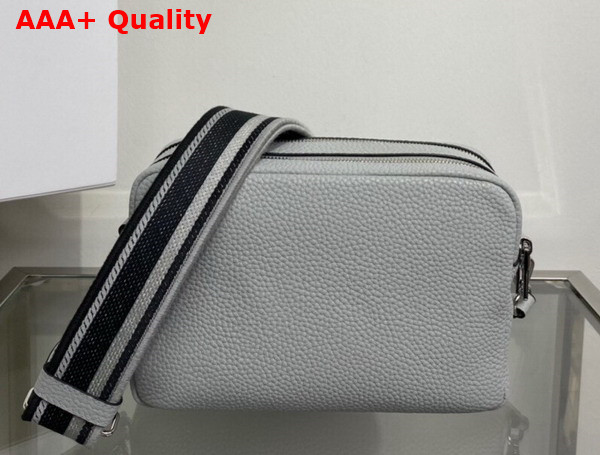 Prada Leather Bag with Shoulder Strap in Cornflower Leather 1BH082 Replica