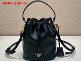 Prada Leather Leather Mini Bag in Black 1BE067 Replica