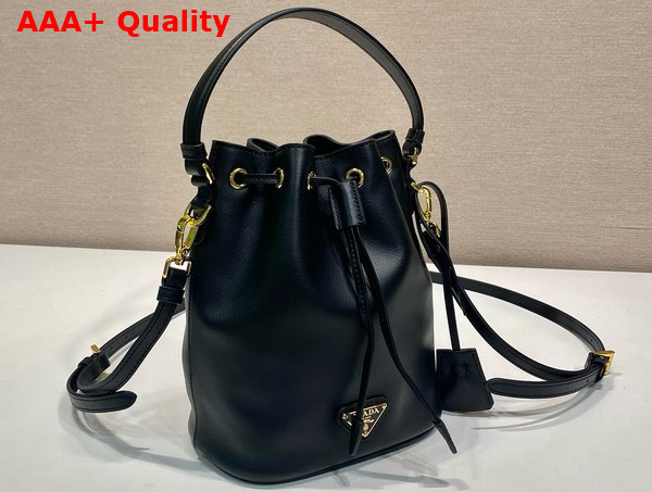 Prada Leather Leather Mini Bag in Black 1BE067 Replica
