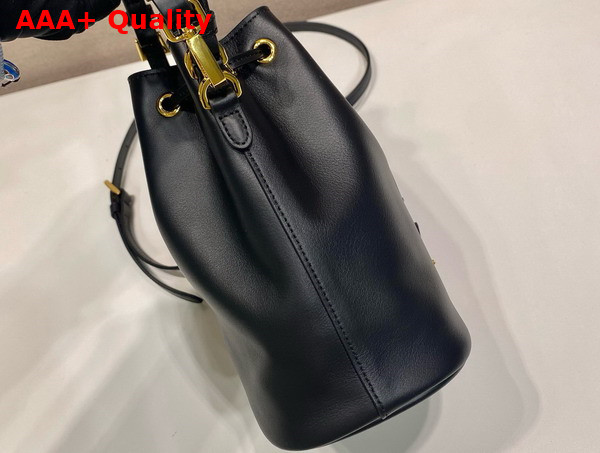 Prada Leather Leather Mini Bag in Black 1BE067 Replica