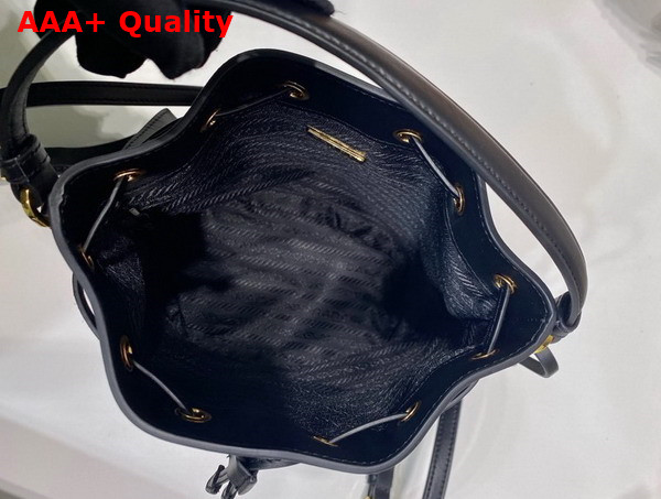 Prada Leather Leather Mini Bag in Black 1BE067 Replica