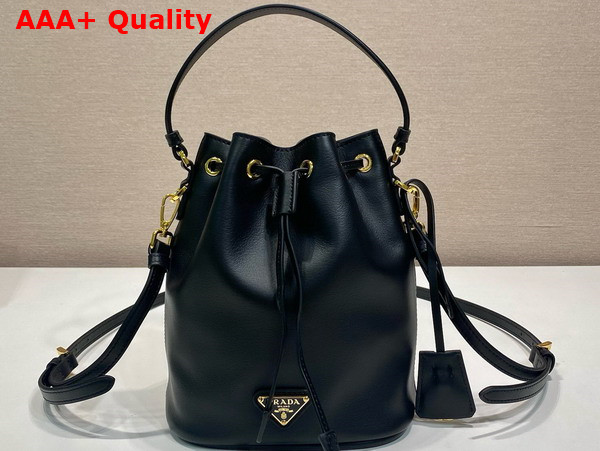 Prada Leather Leather Mini Bag in Black 1BE067 Replica