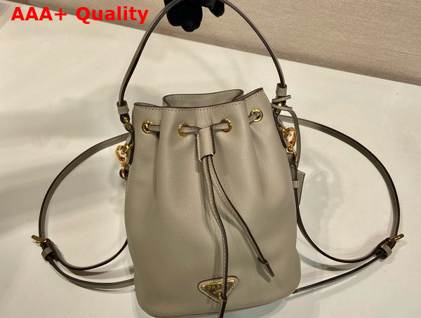 Prada Leather Leather Mini Bag in Clay 1BE067 Replica