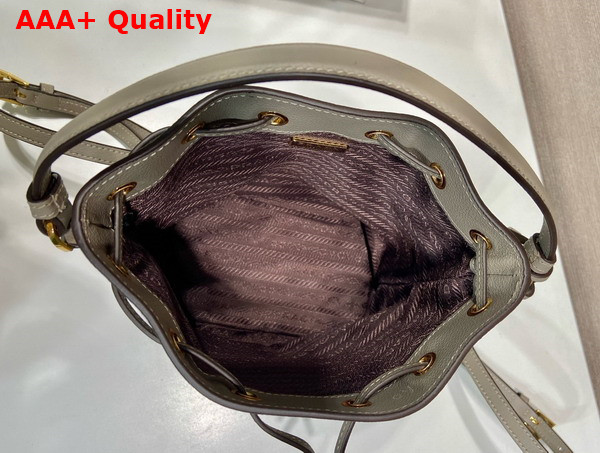 Prada Leather Leather Mini Bag in Clay 1BE067 Replica