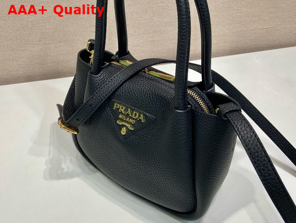 Prada Leather Mini Handbag in Black 1BA362 Replica