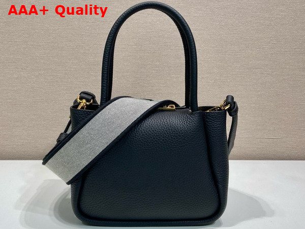 Prada Leather Mini Handbag in Black 1BA362 Replica