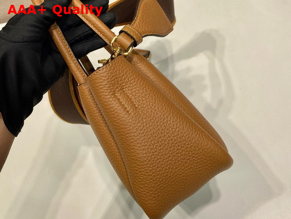 Prada Leather Mini Handbag in Caramel 1BA362 Replica