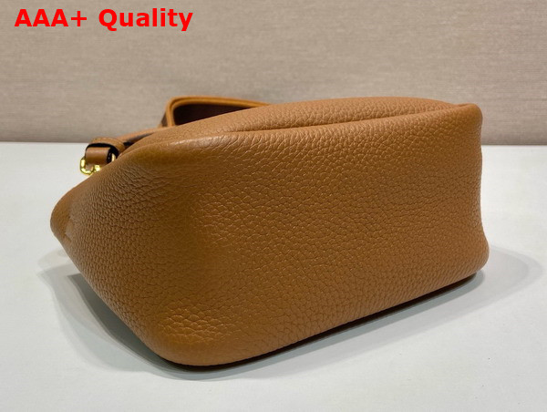 Prada Leather Mini Handbag in Caramel 1BA362 Replica