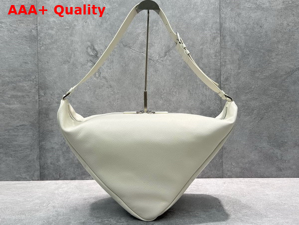 Prada Leather Prada Triangle Bag in Chalk White 2VY007 Replica