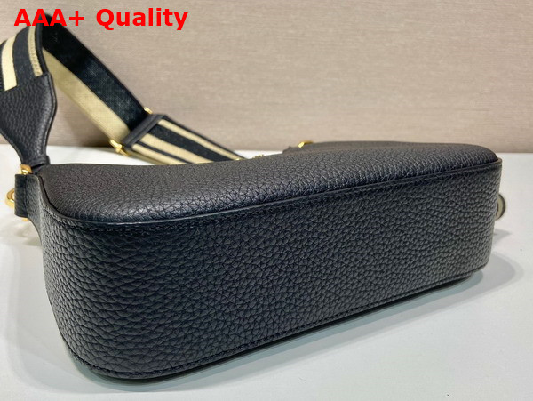 Prada Leather Shoulder Bag in Black 1BH193 Replica