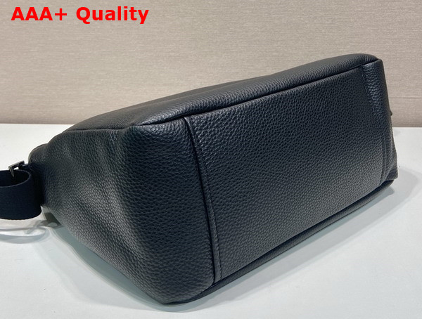Prada Leather Shoulder Bag in Black 2VH182 Replica